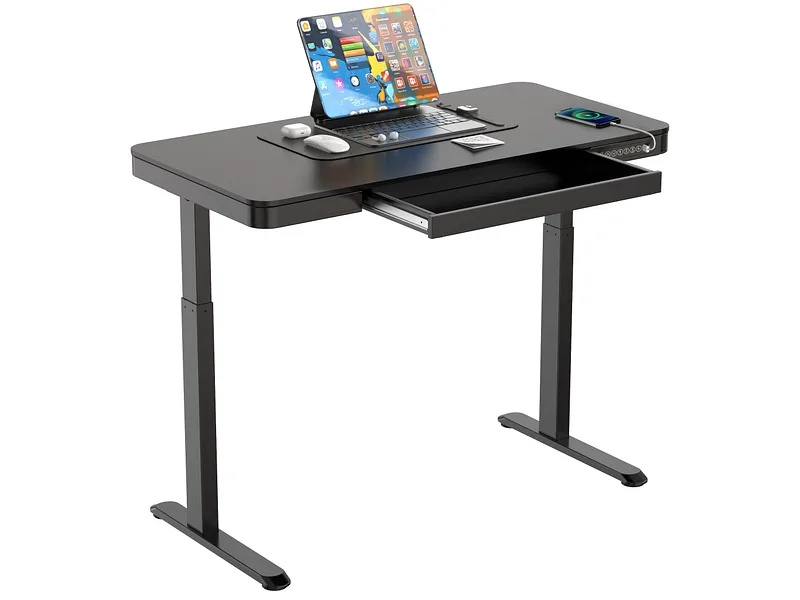 Elektrischer Schreibtisch DARK 60x120x122cm schwarz