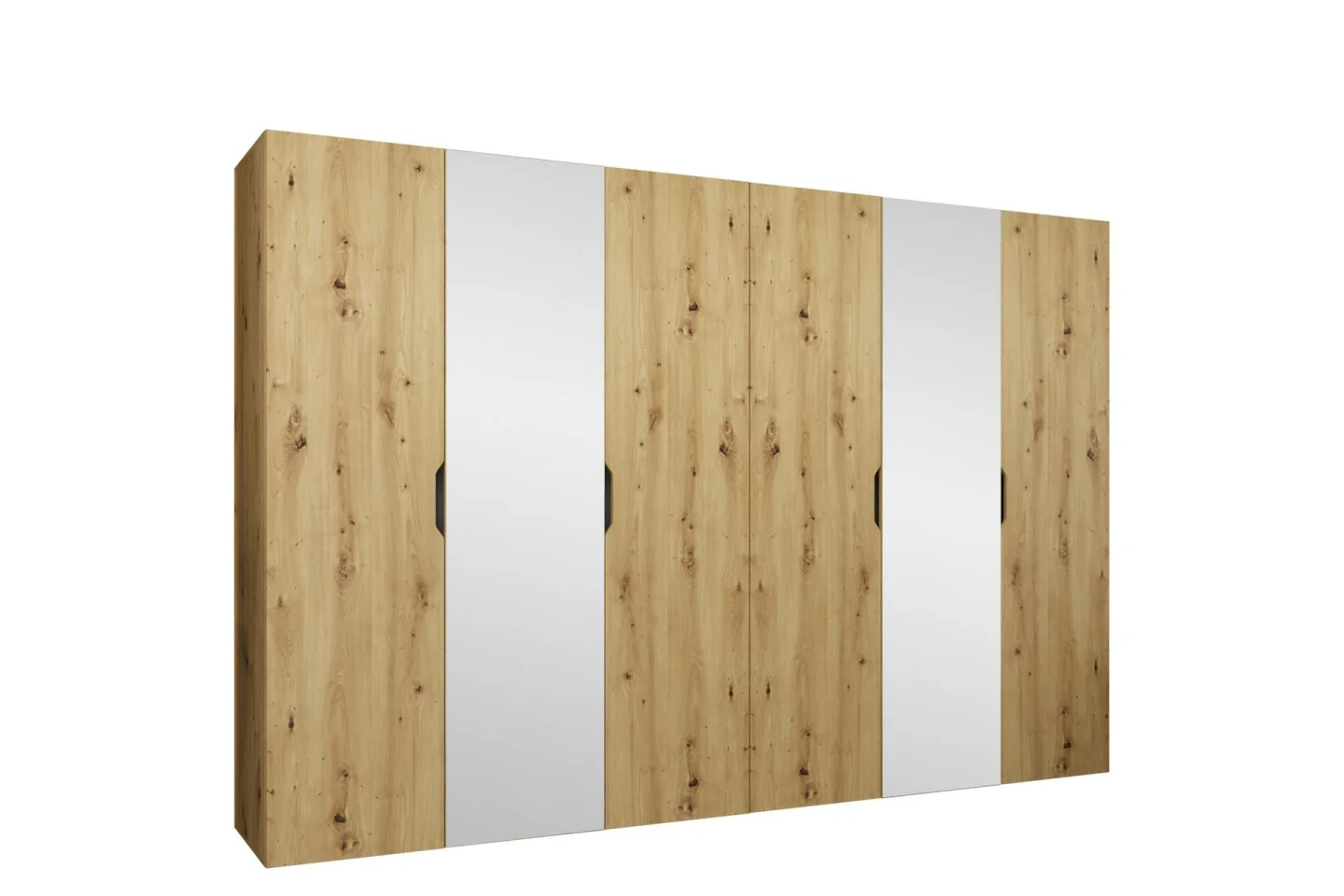 Abano Garderob m. Spegel 52x202 cm - Brun