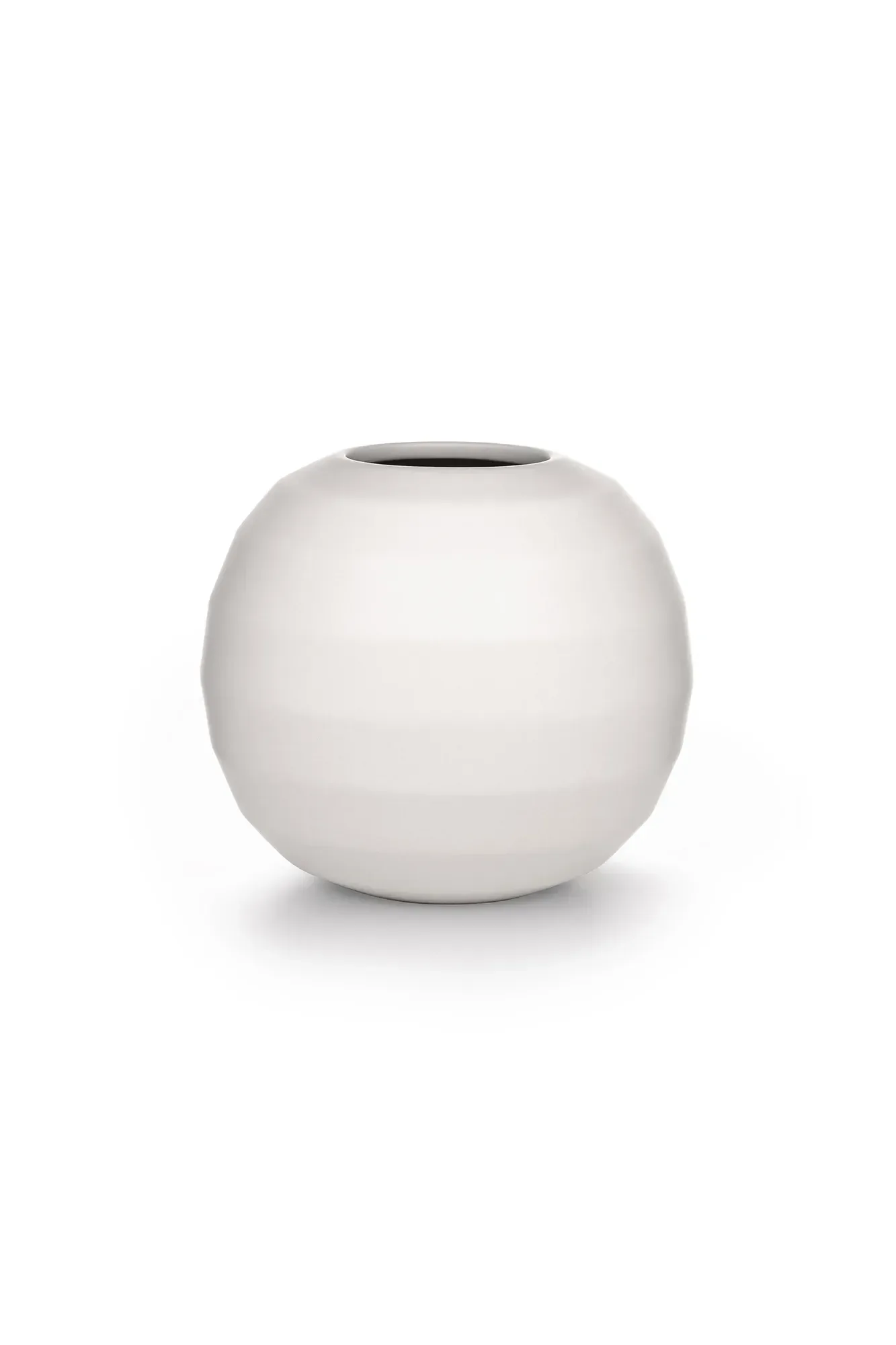Omfamna Keramikvase Weiß 14 cm