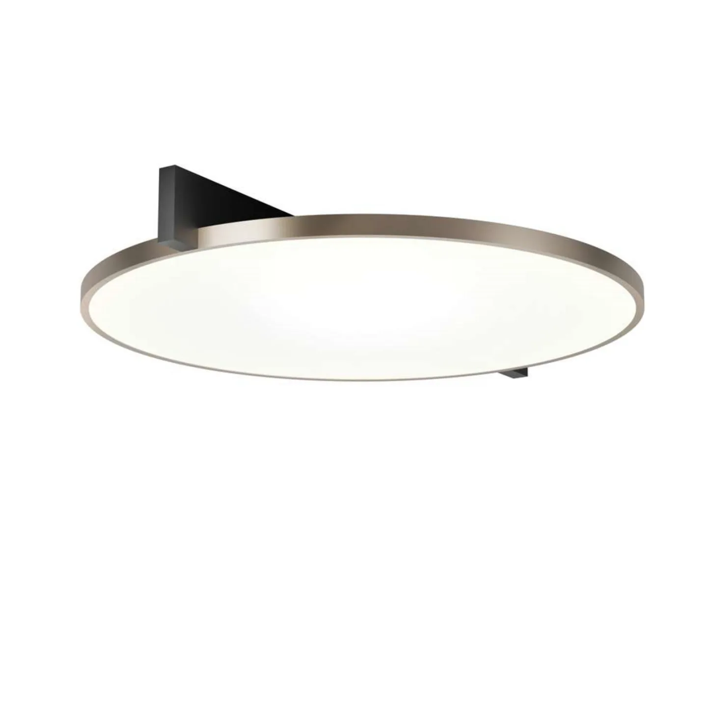Inlay Round C3 taklampa, 5 cm, svart/guld - Light-Point - Sovrum - Aluminium