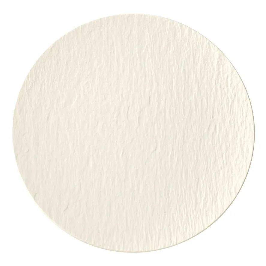 Villeroy & Boch Manufacture Rock Gourmet tallrik Ø32 cm Blanc