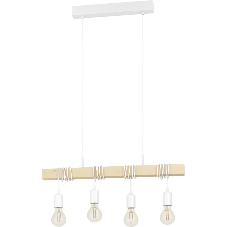 Eglo Pendellampe Townshend Weiss Stahl 10.5 cm 110 cm