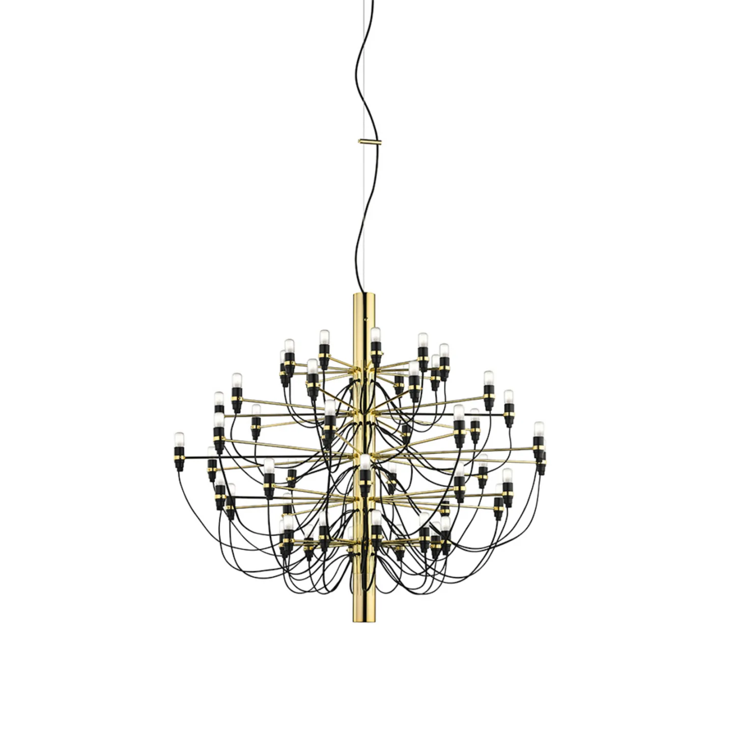 2097/50 LED Pendelleuchte Messing - Flos - Wohnzimmer - Metall