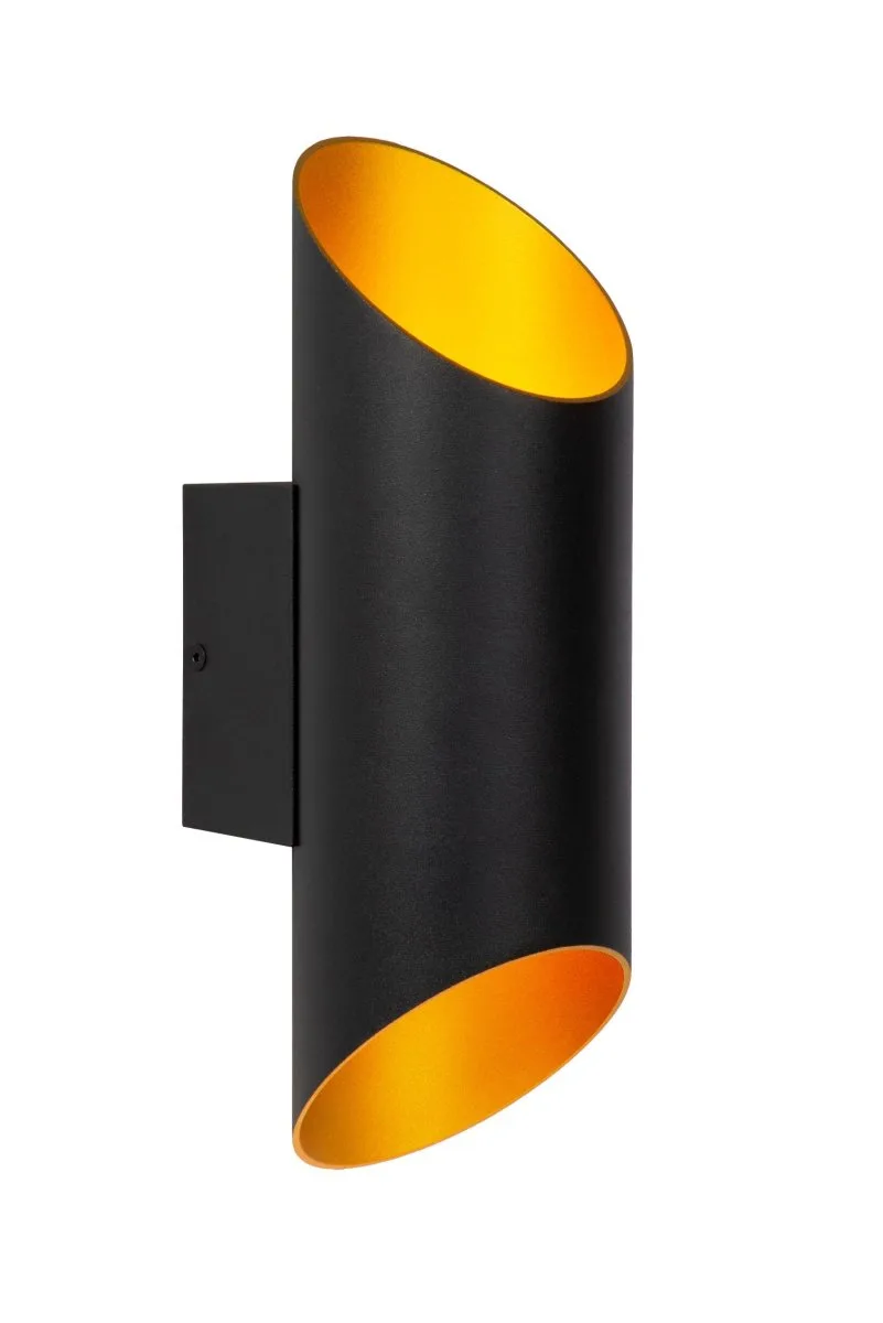 Lucide - Quirijn 30cm - Vägglampa - Svart