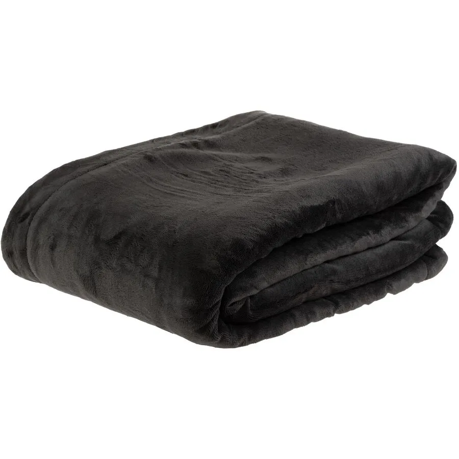 Wohndecke COCON Anthrazit Polyester 150 x 200 cm