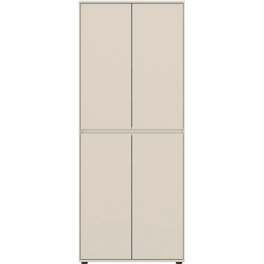 Schuhschrank Birio Kaschmir Spanplatte B 75 cm H 185.9 cm