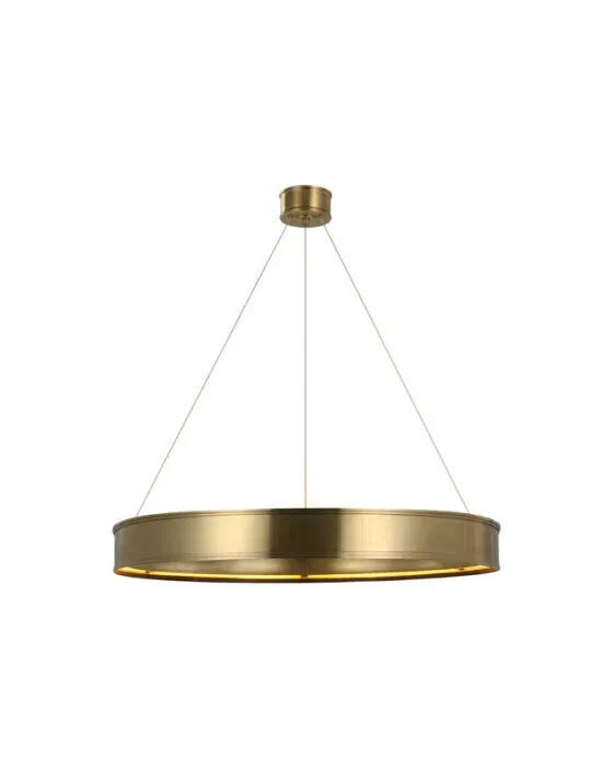Connery 40" Ring Chandelier Antique Brass
