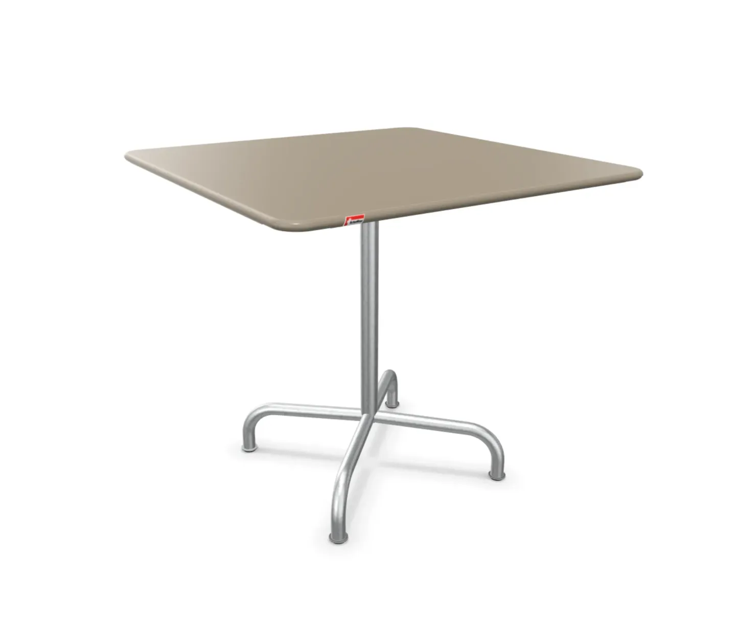Schaffner Metall-Tisch Rigi Quadratisch Feuerverzinkt Beige | Schubiger Möbel