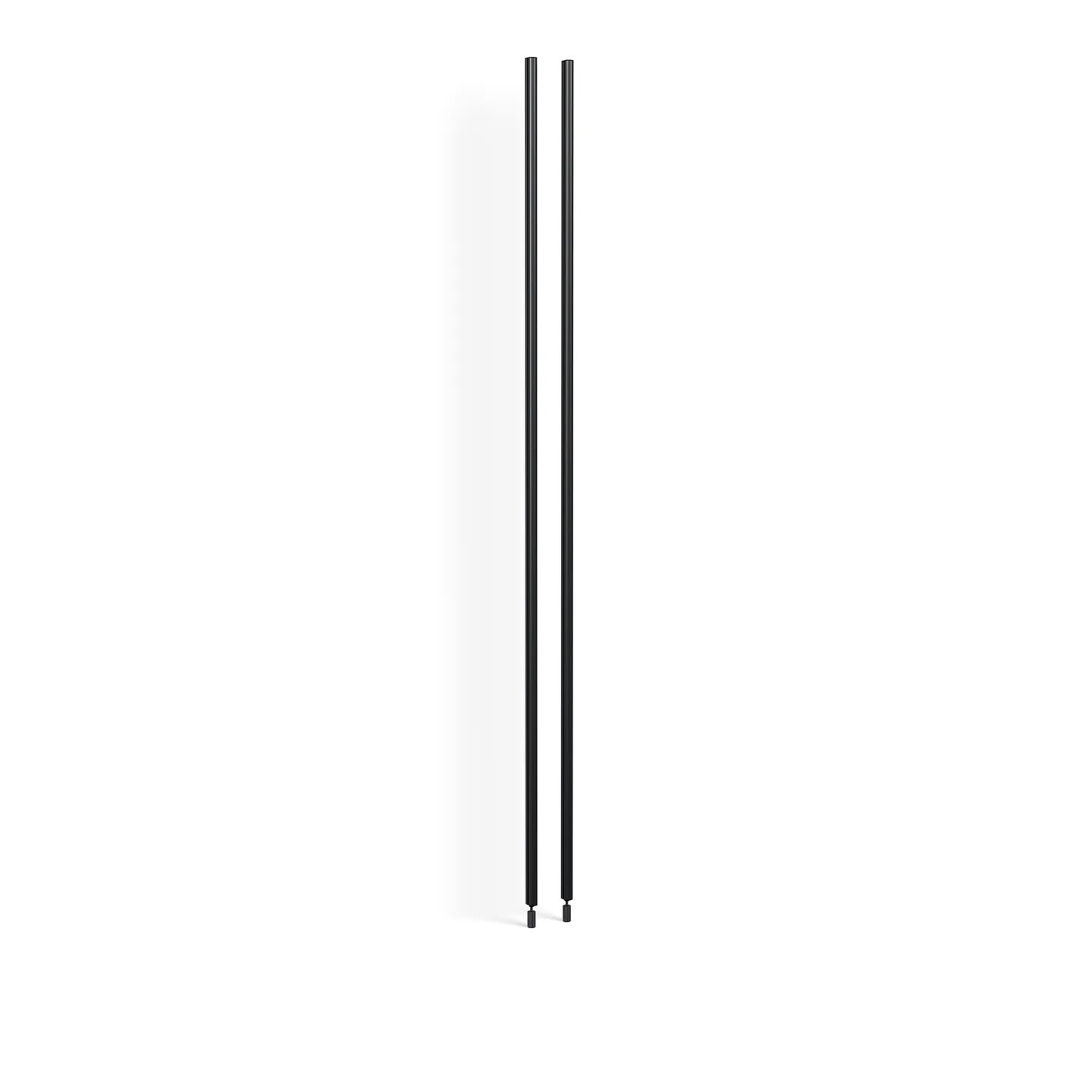 HAY - Pier System Profile Set of 2 - Black Anodised Aluminium - Hyllor & Hyllsystem - Svart - Metall