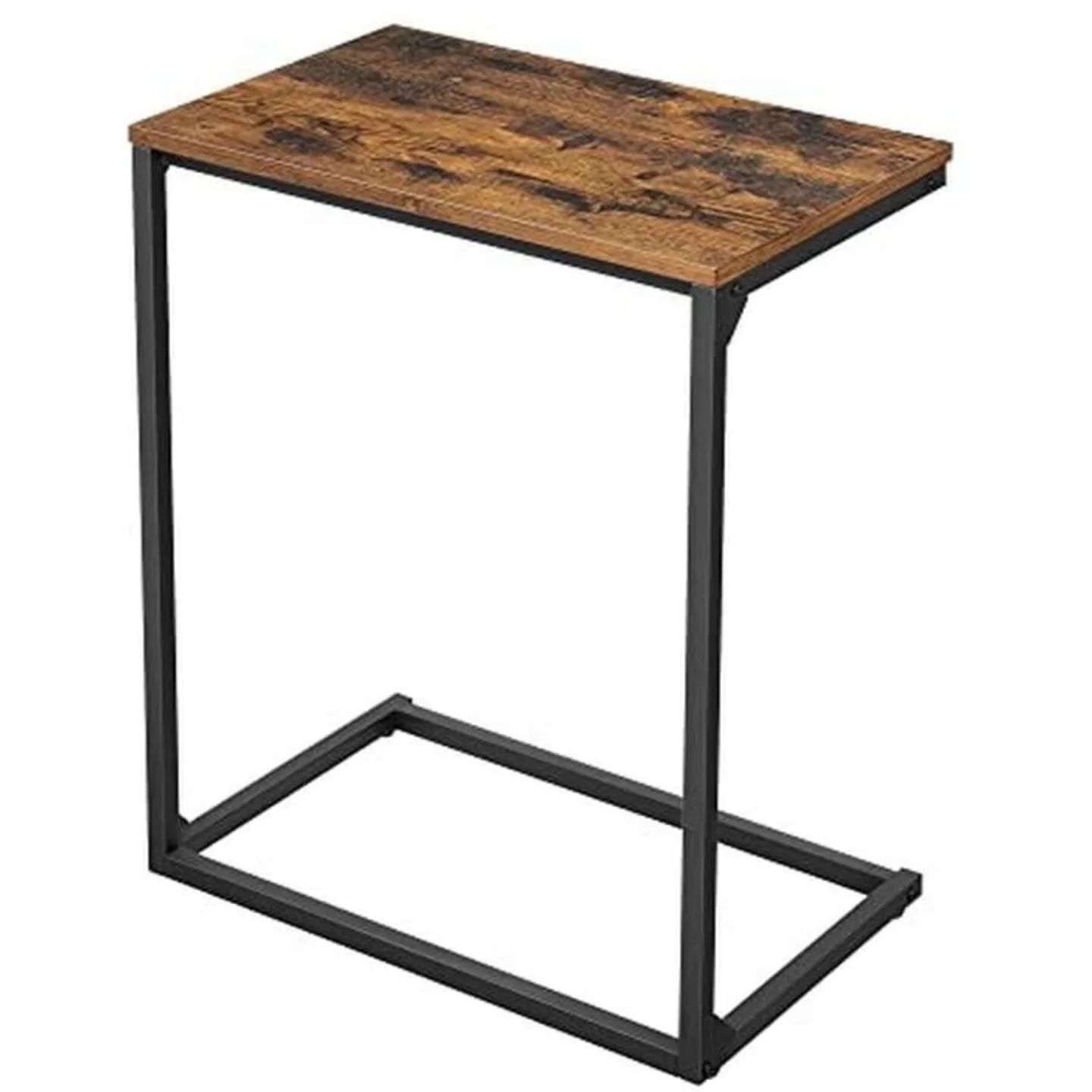 Salontisch VASAGLE Schwarz, Braun, Braun Stahl B 55 T 35 cm - Salontisch