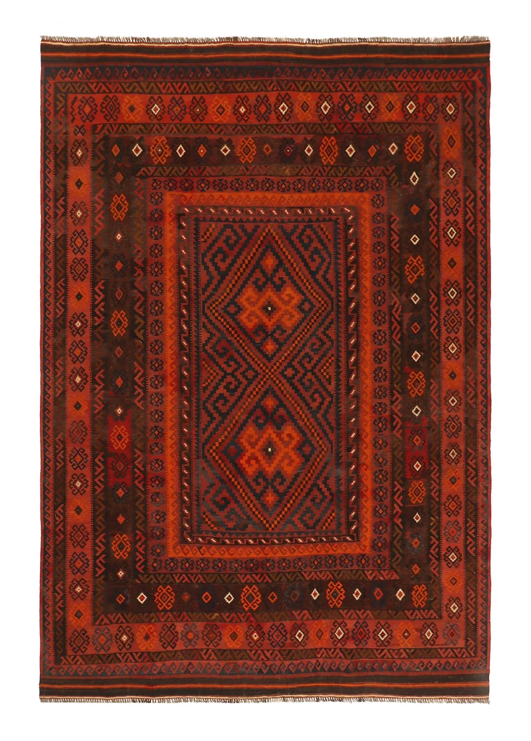 Orientalsk kelimteppe 377 x 260 cm (Størrelse: 377 x 260 cm)