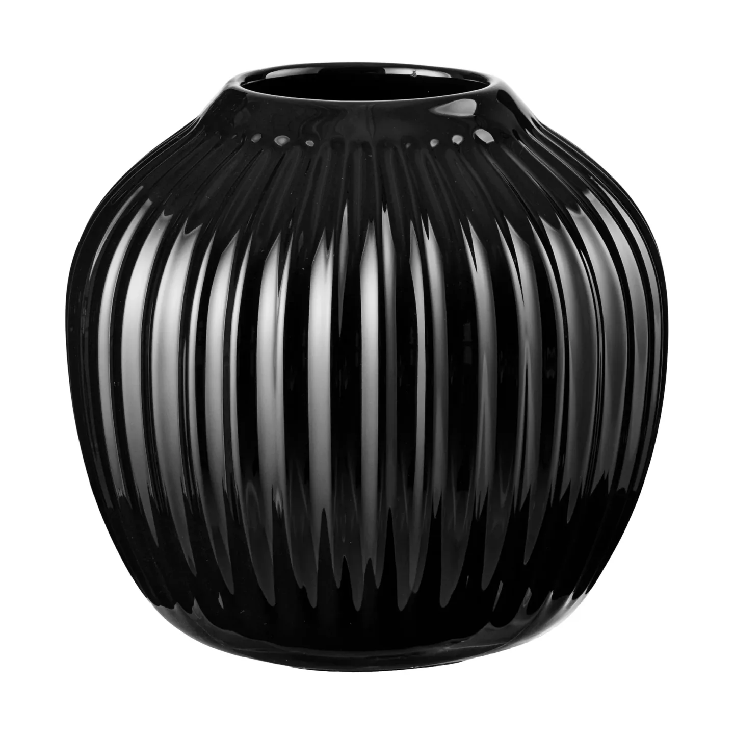Kähler Hammershøi Vase klein Schwarz