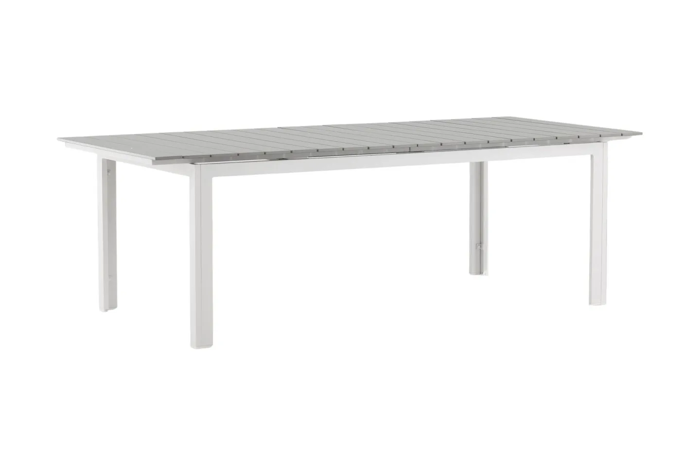 Levels Förlängningsbart Matbord Utomhus 224-324 cm - Grå/Vit