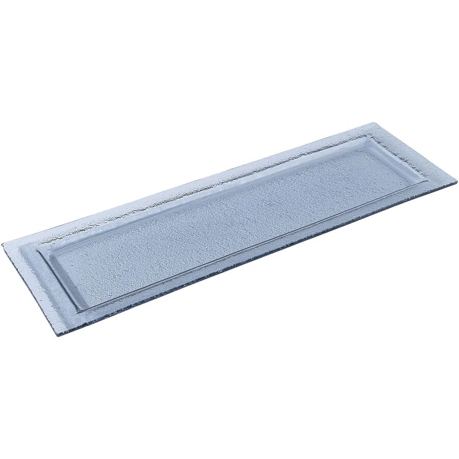 Teller flach Samira rauchgrau Glas 1 Stk