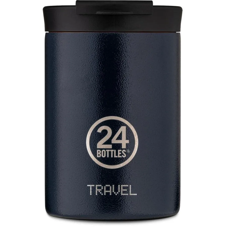 Thermobecher 24 Bottles Blau Edelstahl 12.5 cm - Farbe: deep blue