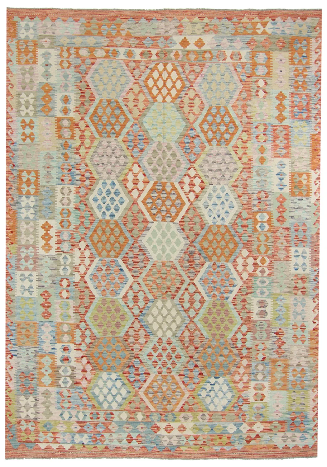 Orientalsk kelimteppe 343 x 248 cm (Størrelse: 343 x 248 cm)