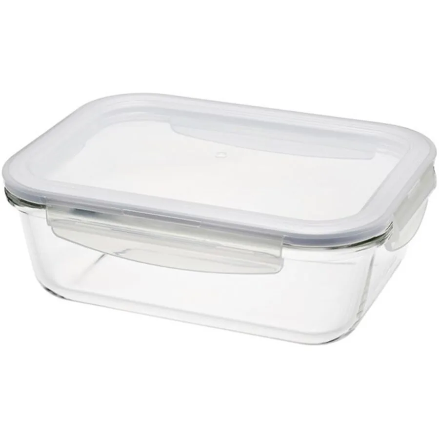 Lock&Lock Back-/Auflaufform Sound Lock transparent Kunststoff/Silikon Kunststoff T 18.9 cm 2 l