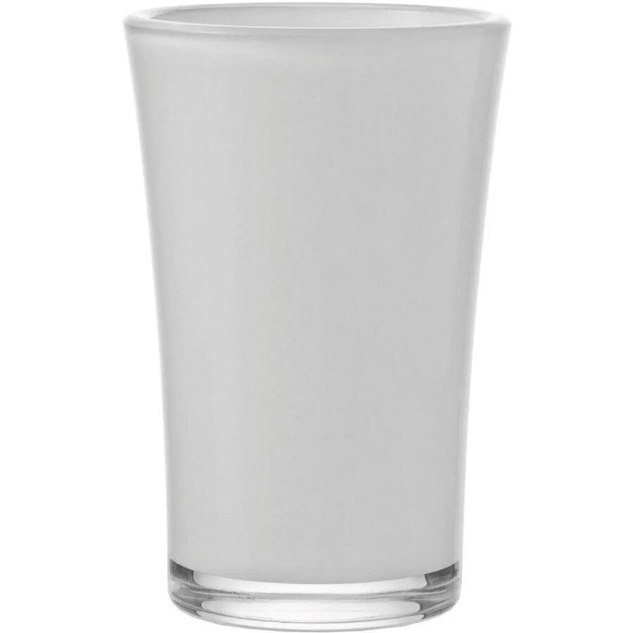 Vase Leonardo Weiss Glas 21 cm