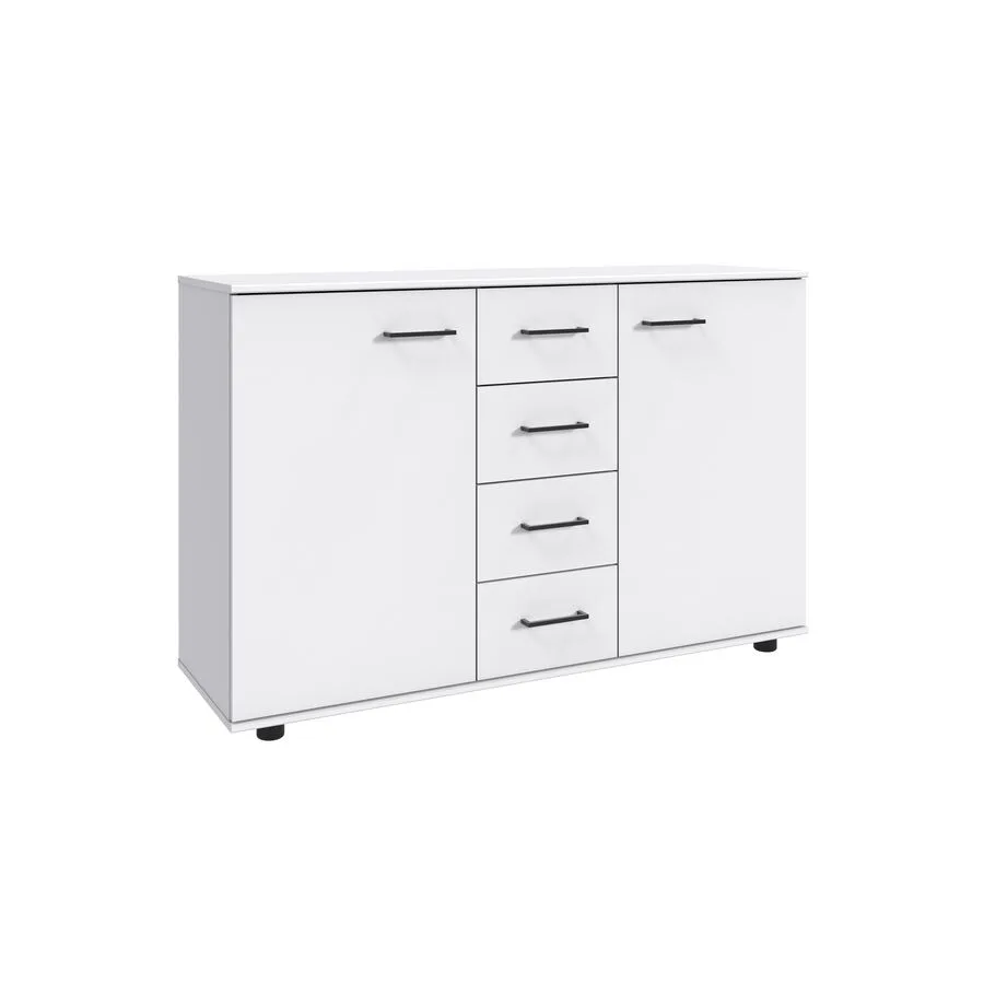 Kommode Tiby weiss Holzwerkstoff B 130 H 83 cm