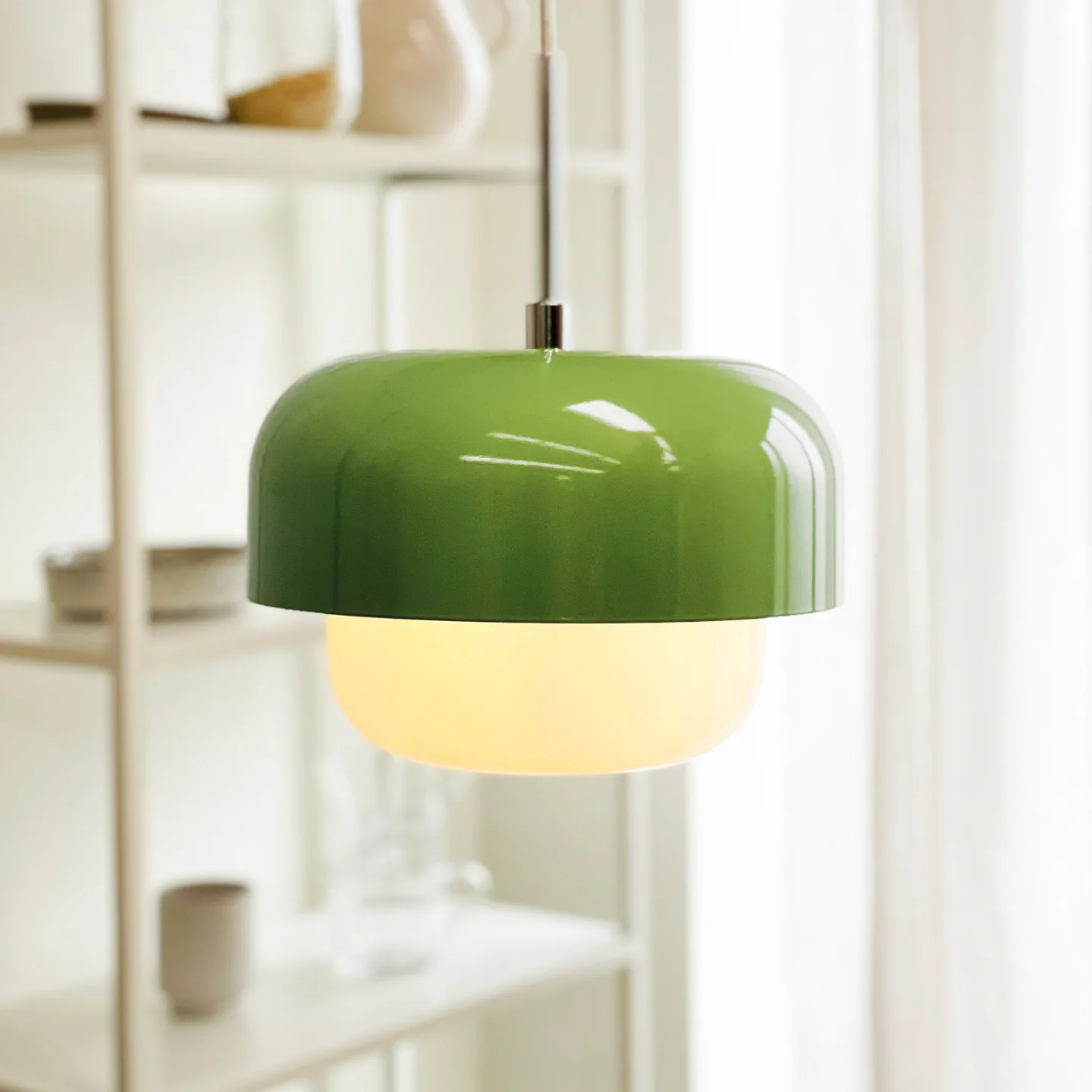 Haipot Pendelleuchte Matcha Light Green - DybergLarsen Dyberg Larsen - Wohnzimmer - Skandinavisch - Metall - Einflammig