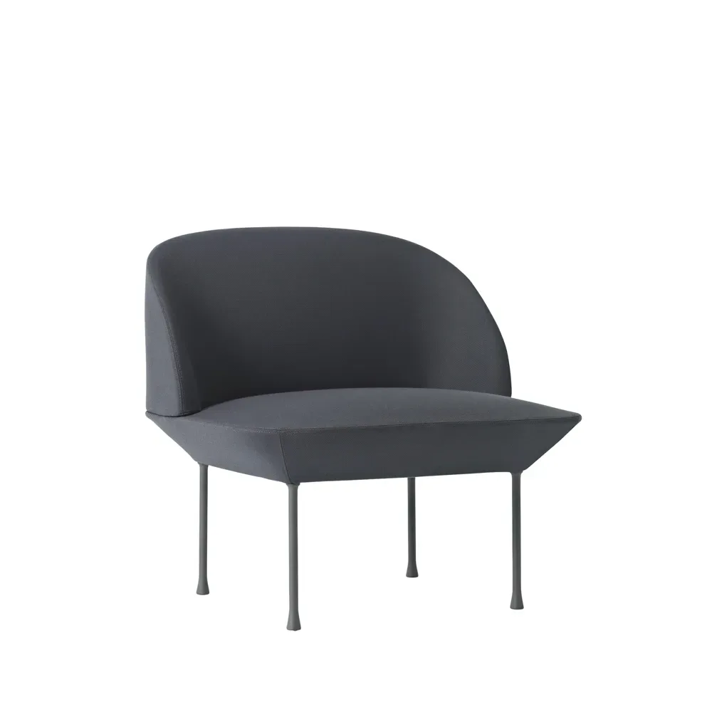 Muuto Oslo Sofa 1-Sitzer Steelcut 180-Dark Grey