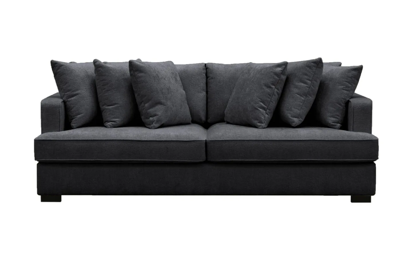 Rossita 4-sits Djup Soffa i Chenille - Svart
