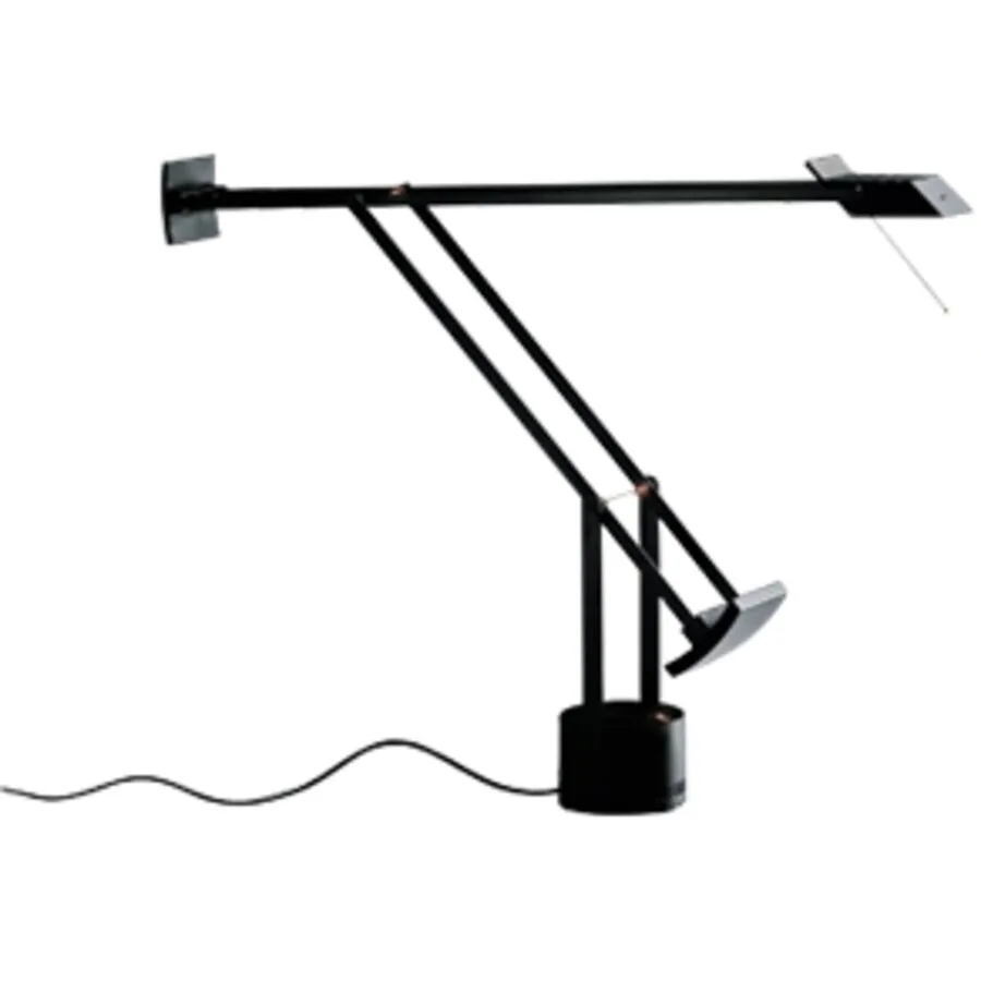 Designer-Tischlampe Artemide Tizio schwarz dimmbar D 11 cm H 119 cm - Material: Metall - LED - Lichtfarbe: Warmweiss - LED Energiesparlampen