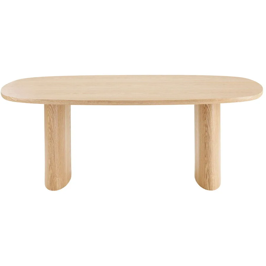Esstisch Norado nature MDF, Eschefurnier B 110 T 210 cm