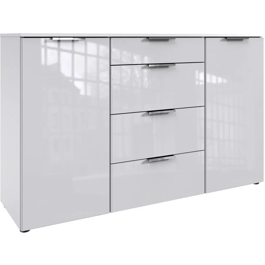 Kommode Sanko Weiss Holzwerkstoff 135 cm 41 cm