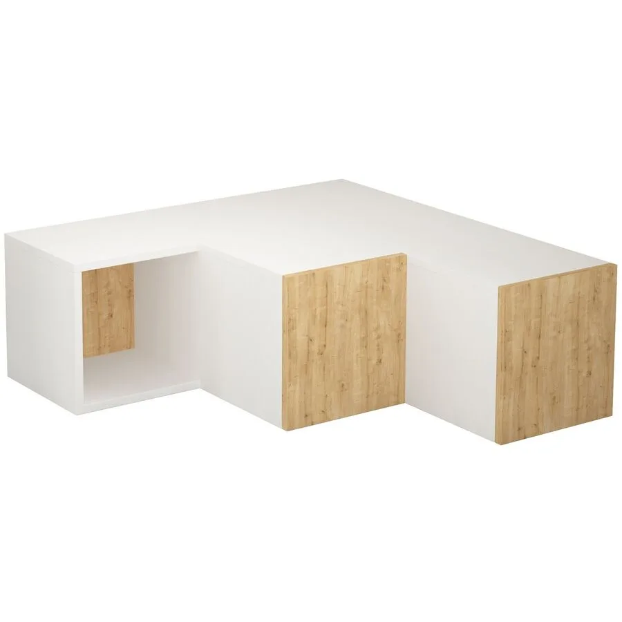 TV-Möbel Cubus weiss Holzwerkstoff B 90 cm
