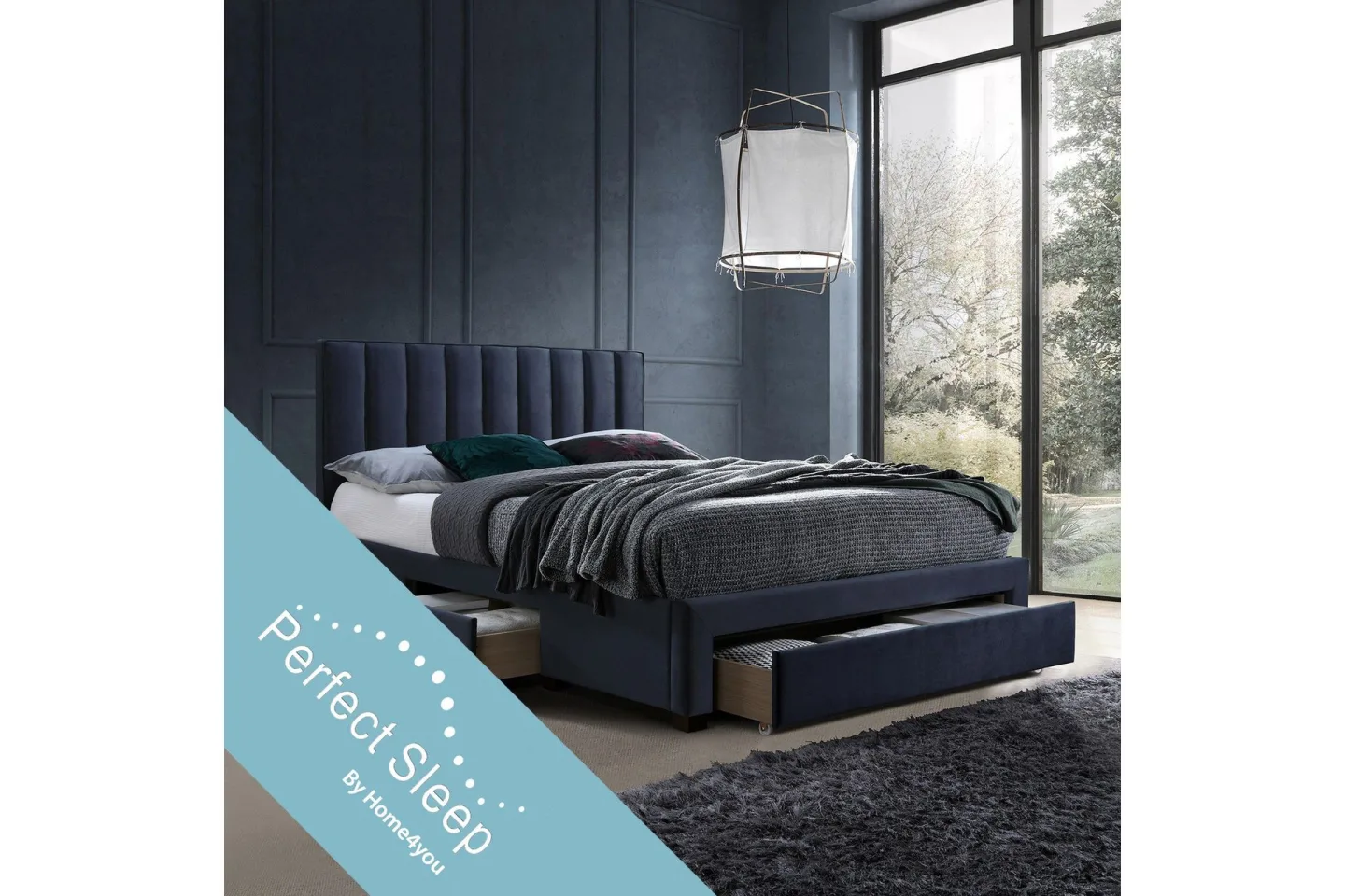 Säng Grace Med Madrass Harmony Delux 160x200 cm -