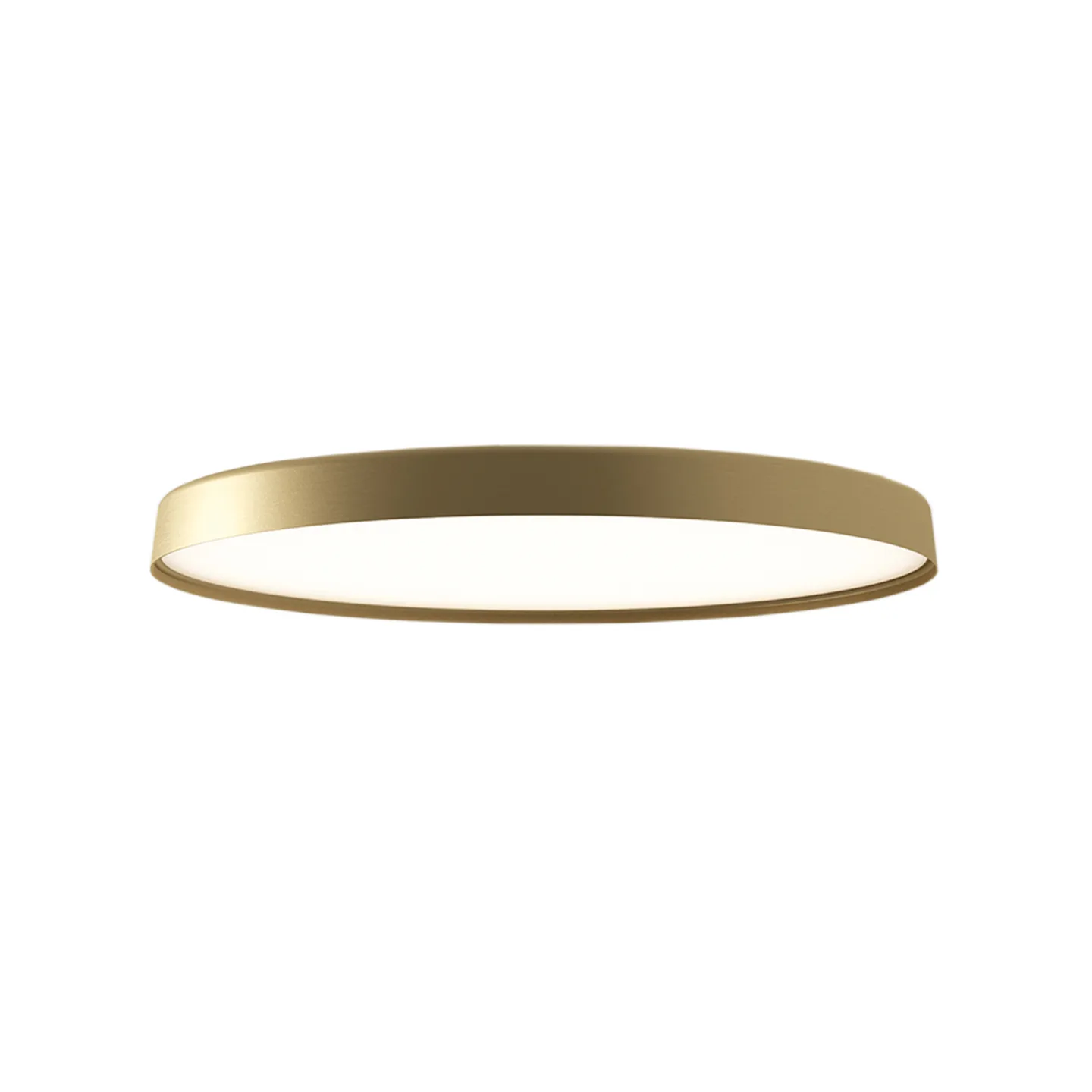 Luceplan - Compendium Plate Wall / Ceiling D81P Brass - Plafonder - Daniel Rybakken - Guld