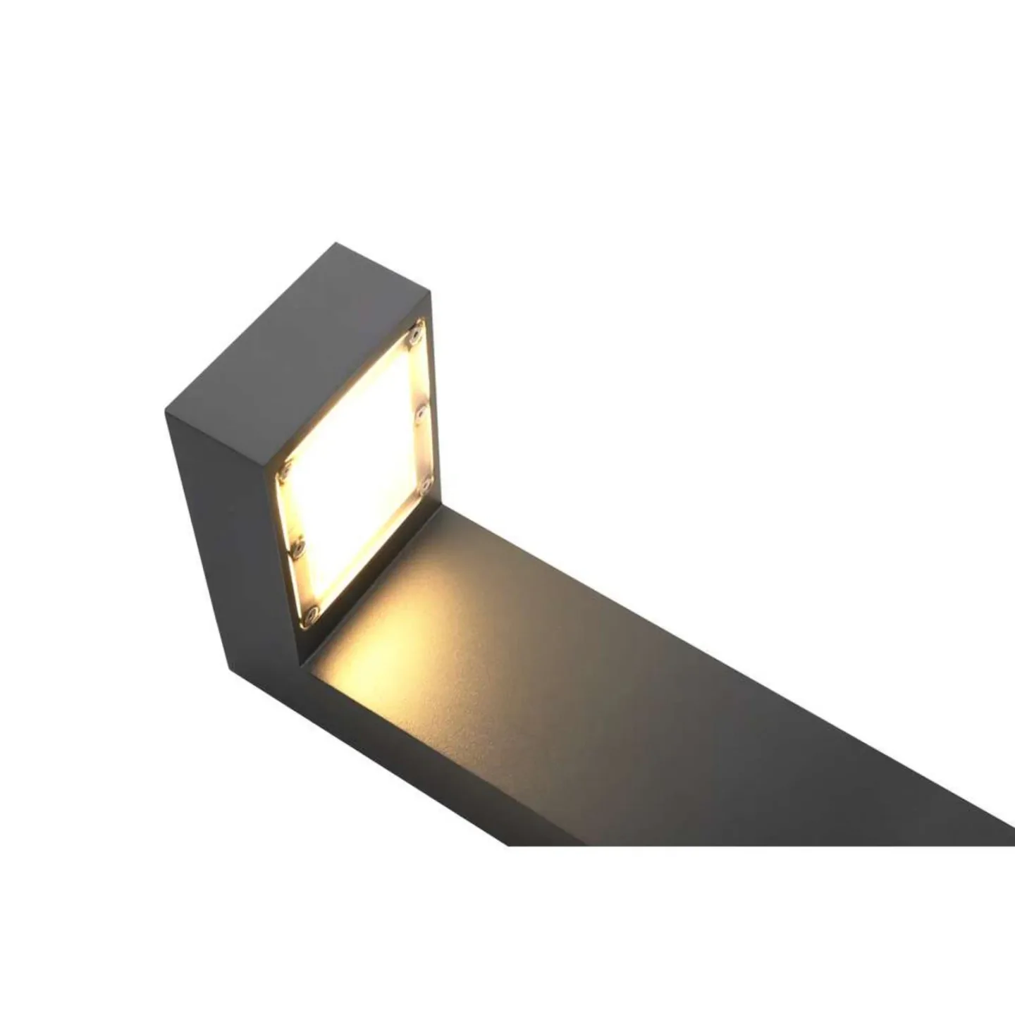 Asker LED-Pollerlampe, Erdanker, 85cm, graphit - Norlys - Terrasse - Aluminium