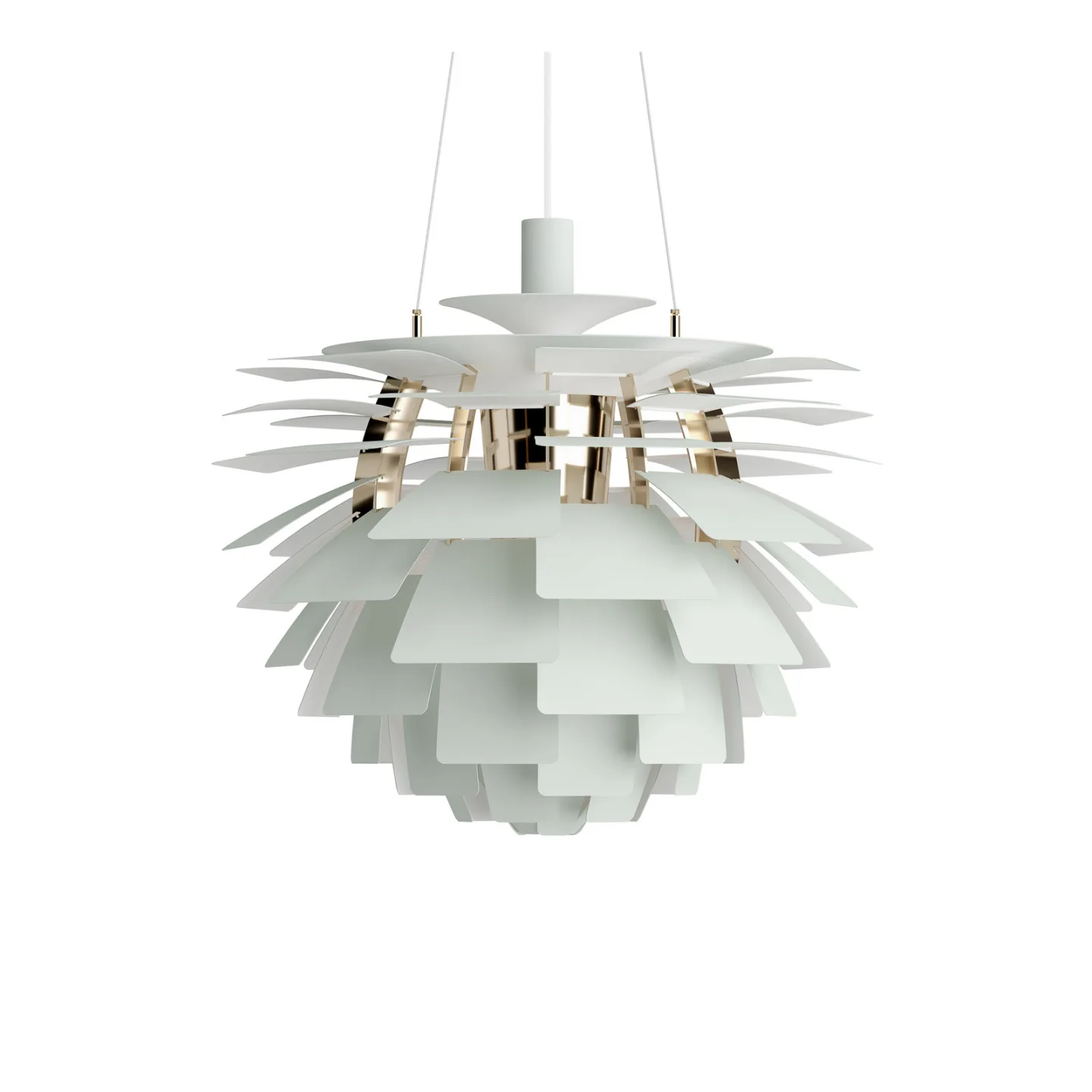 Louis Poulsen PH Artichoke pendel Ø60 cm Dusty green-brass metallised