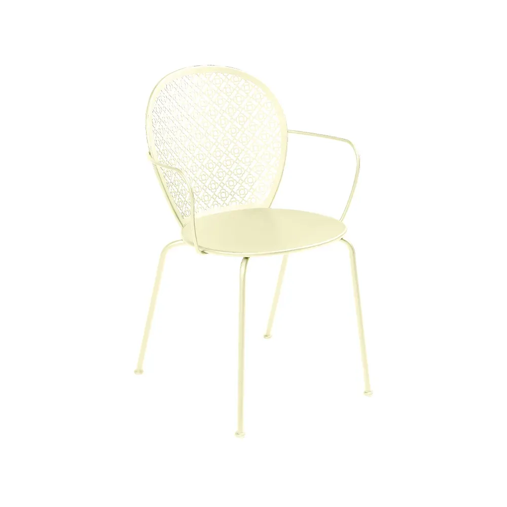Fermob Lorette karmstol Frosted lemon (gul)