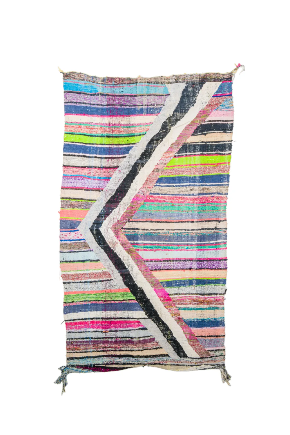 Marokkansk Boucherouite-teppe 135 x 240 cm (Størrelse: 135 x 240 cm)