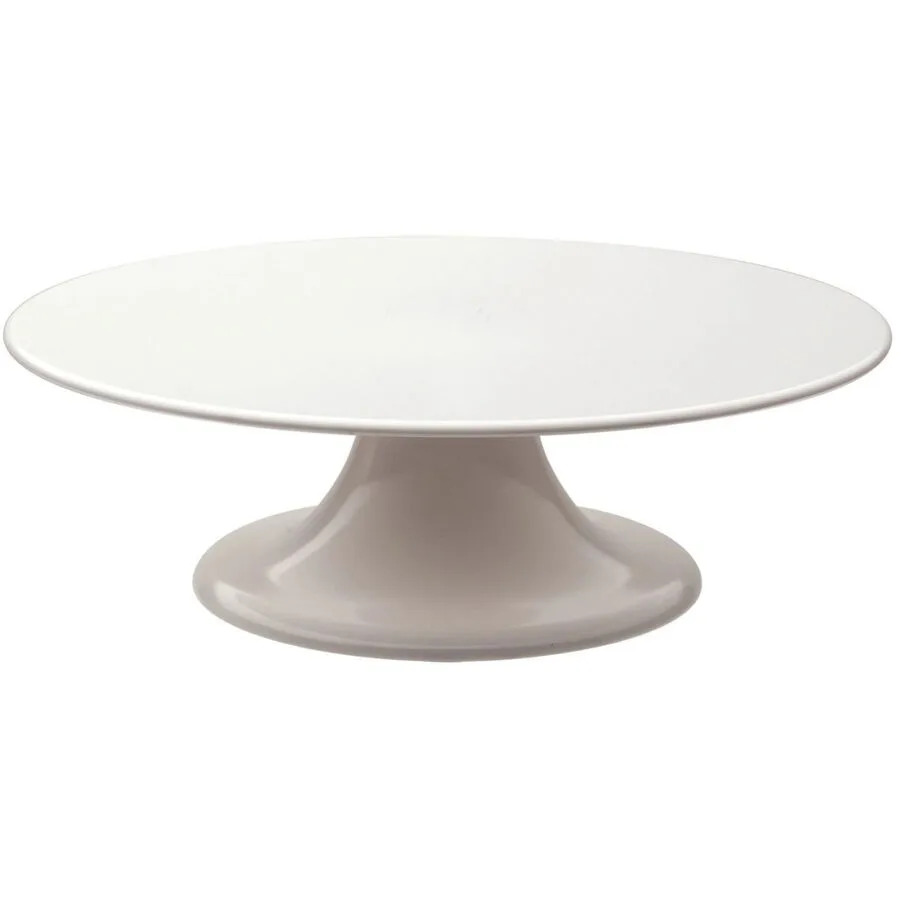 Tortenplatte Piazza Weiss Kunststoff 32 cm 11 cm