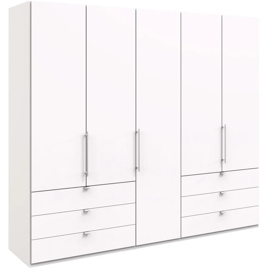 Kleiderschrank Folt weiss Holzwerkstoff B 250 cm