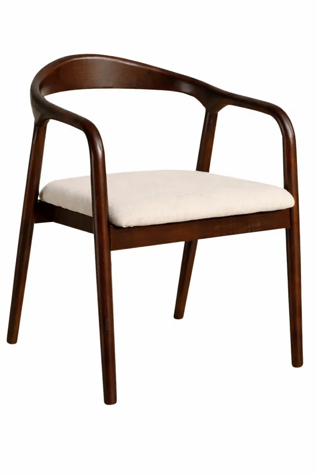 Armstol - Aspa (mørk brun/beige) - 2 stk (Størrelse: Standard)