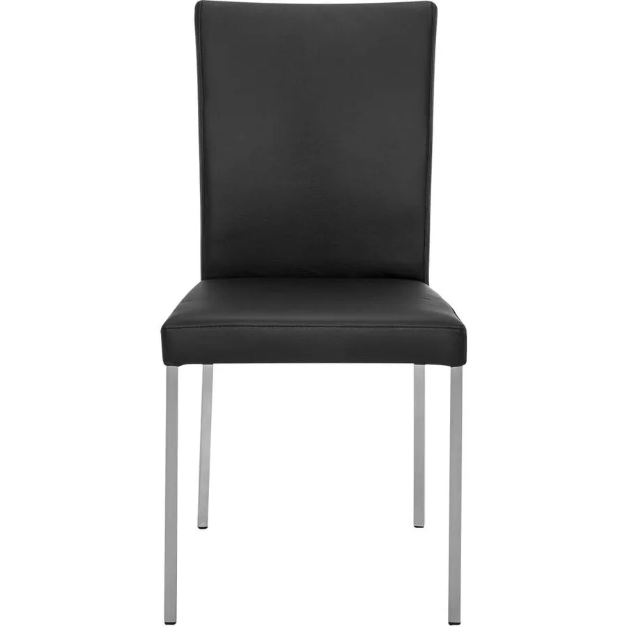 Stuhl Pilar schwarz Leder