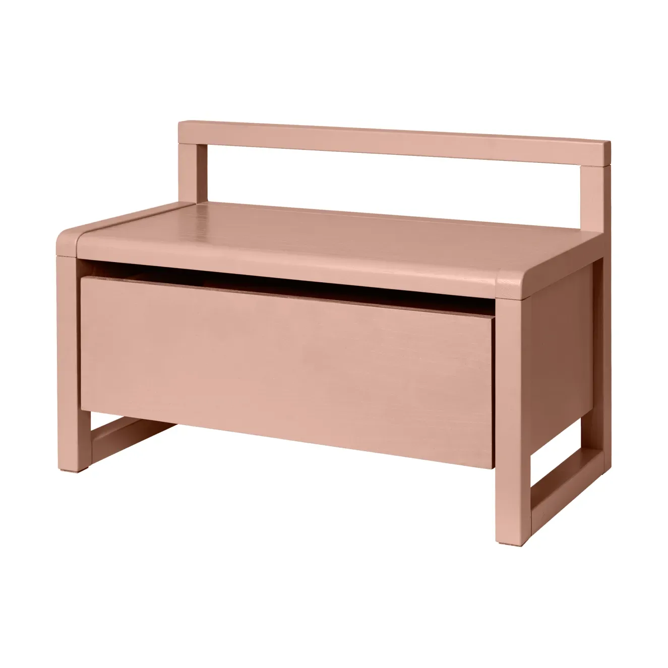 Ferm Living Little architect förvaringsbänk Rose, 60x30x41,2 cm