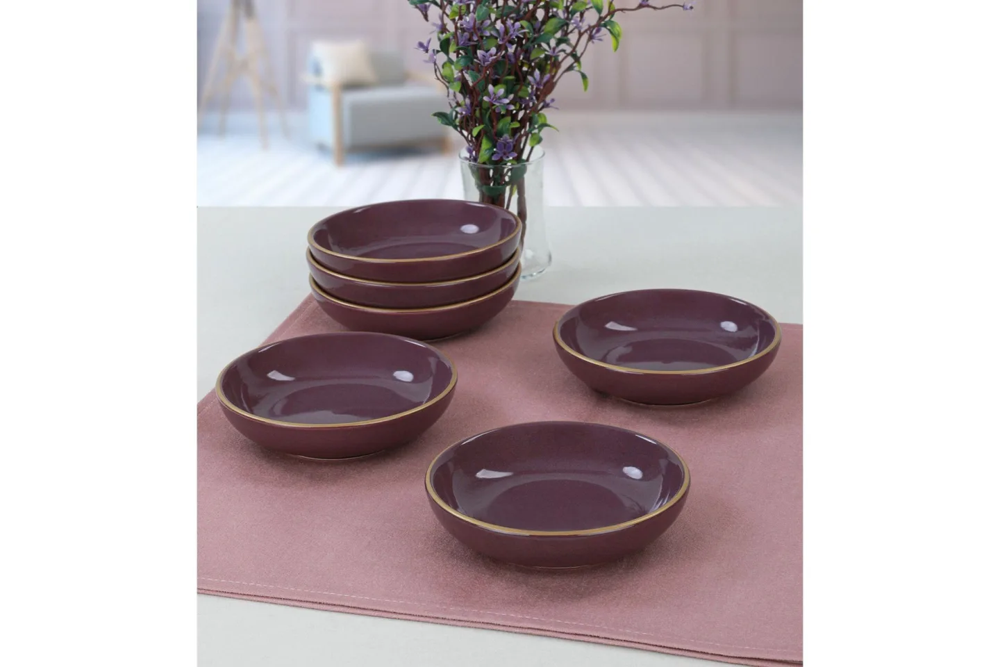 Kausal Djup Tallrik 13 cm - Lila