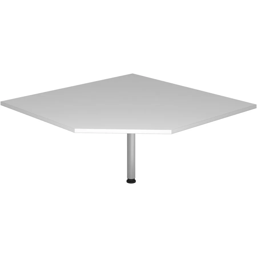 Anbautisch Office grau Holzwerkstoff B 120 T 120 cm