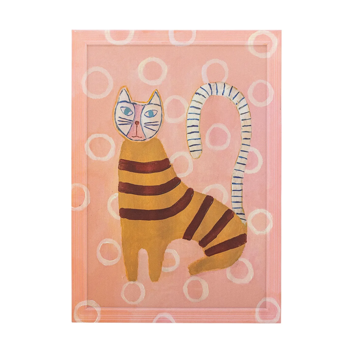 Bloomingville Missy Illustration mit Rahmen 40x56 cm Rose