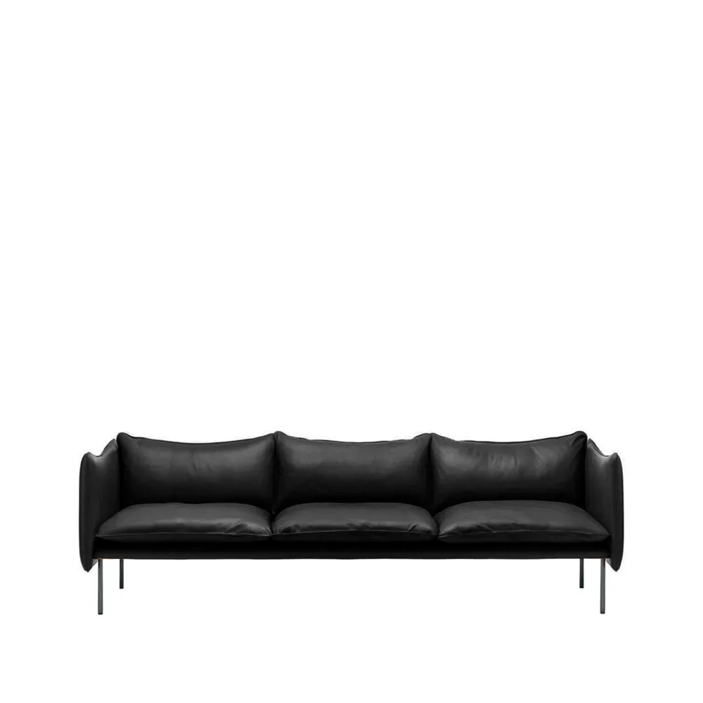 Fogia Tiki Sofa 3-Sitz Elmotique 99001-dunkelgrau Bein