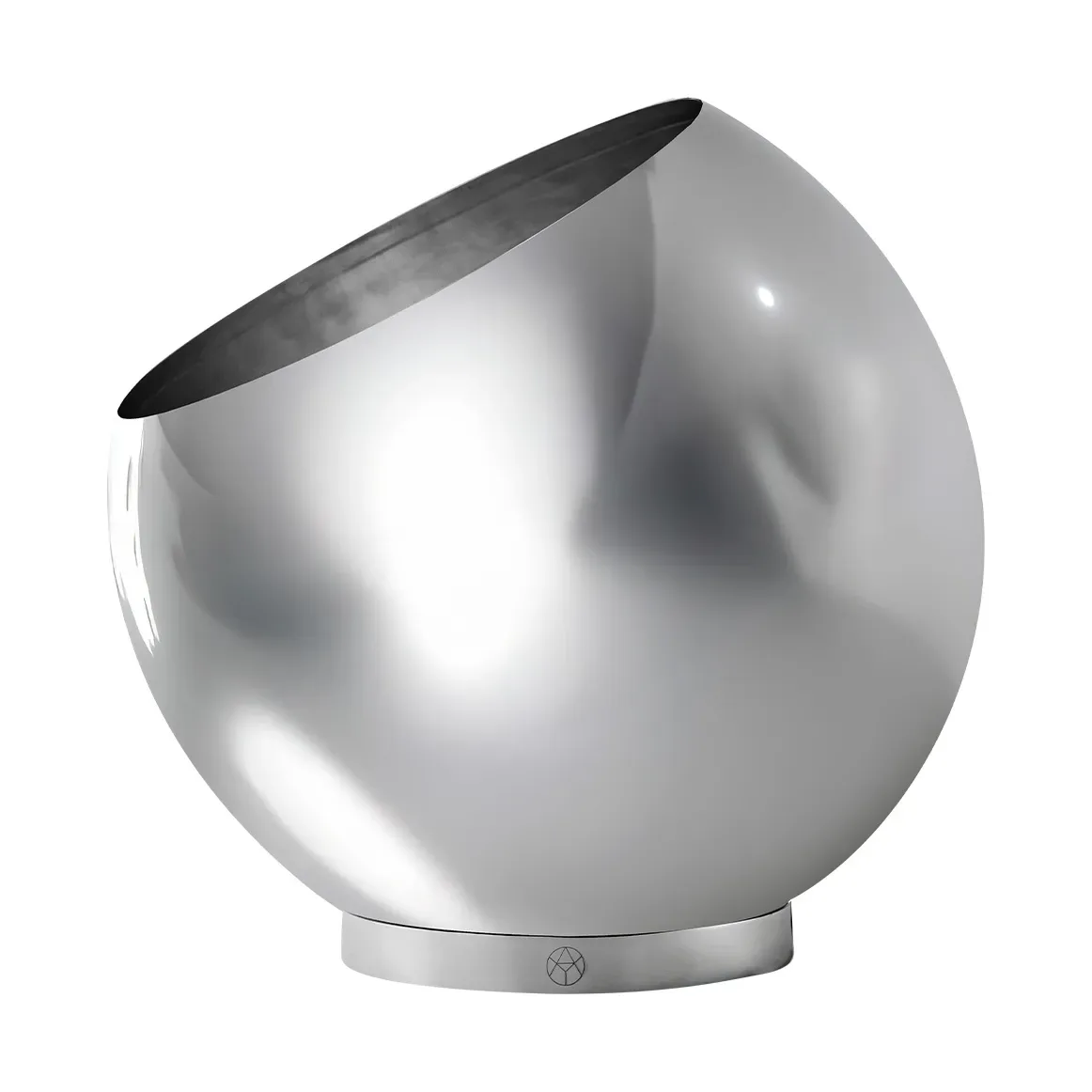 AYTM Globe Blumentopf Ø43cm Silber