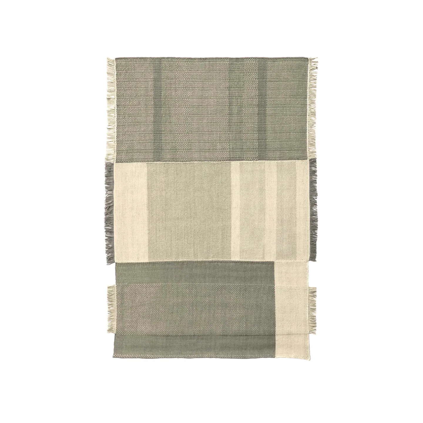 Nanimarquina - Tres Rug Perla 170x240 cm - Ullmattor - Elisa Padrón,Nani Marquina - Grå - Bomull/Ull