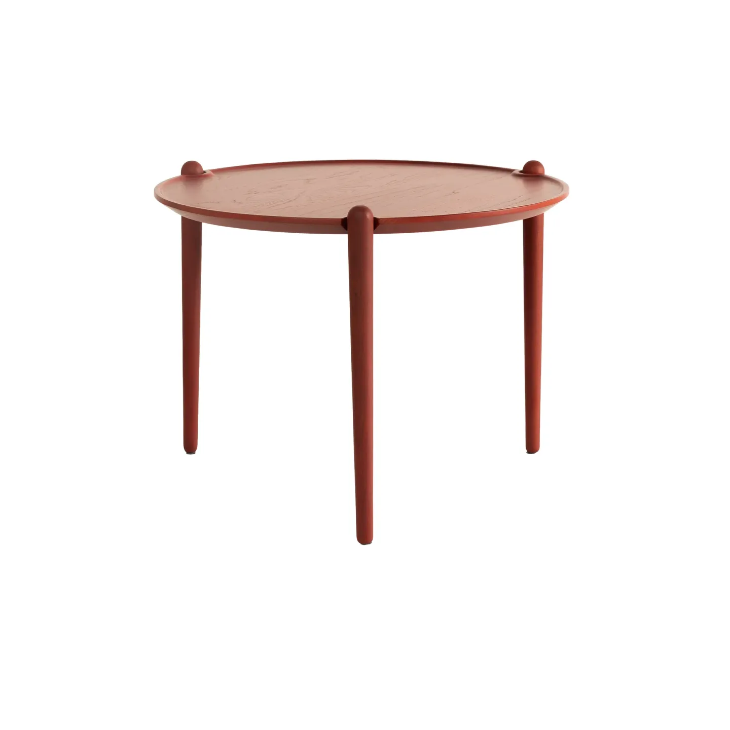 Design House Stockholm Aria Couchtisch Red, Ø60x46 cm