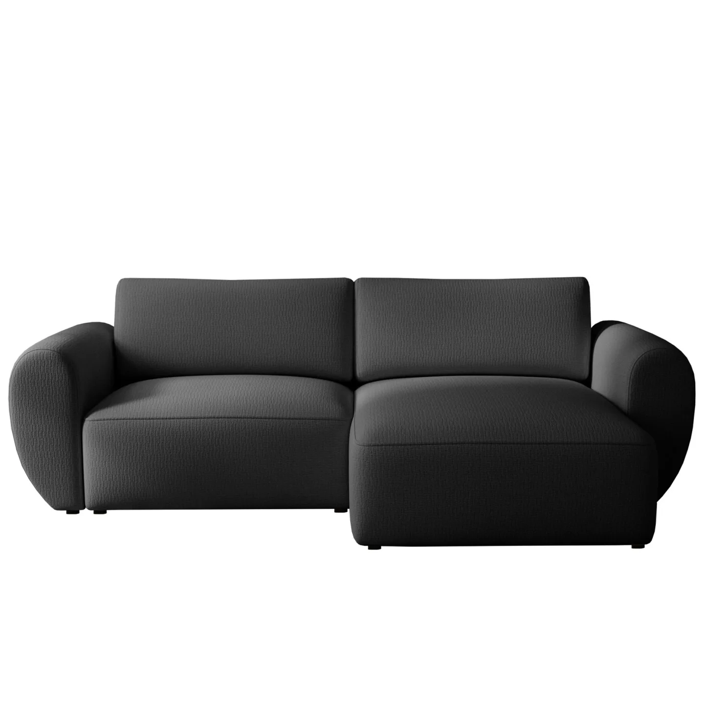 Osvar 3-sits Bäddsoffa med Divan Höger och Förvaring - Mörkgrå