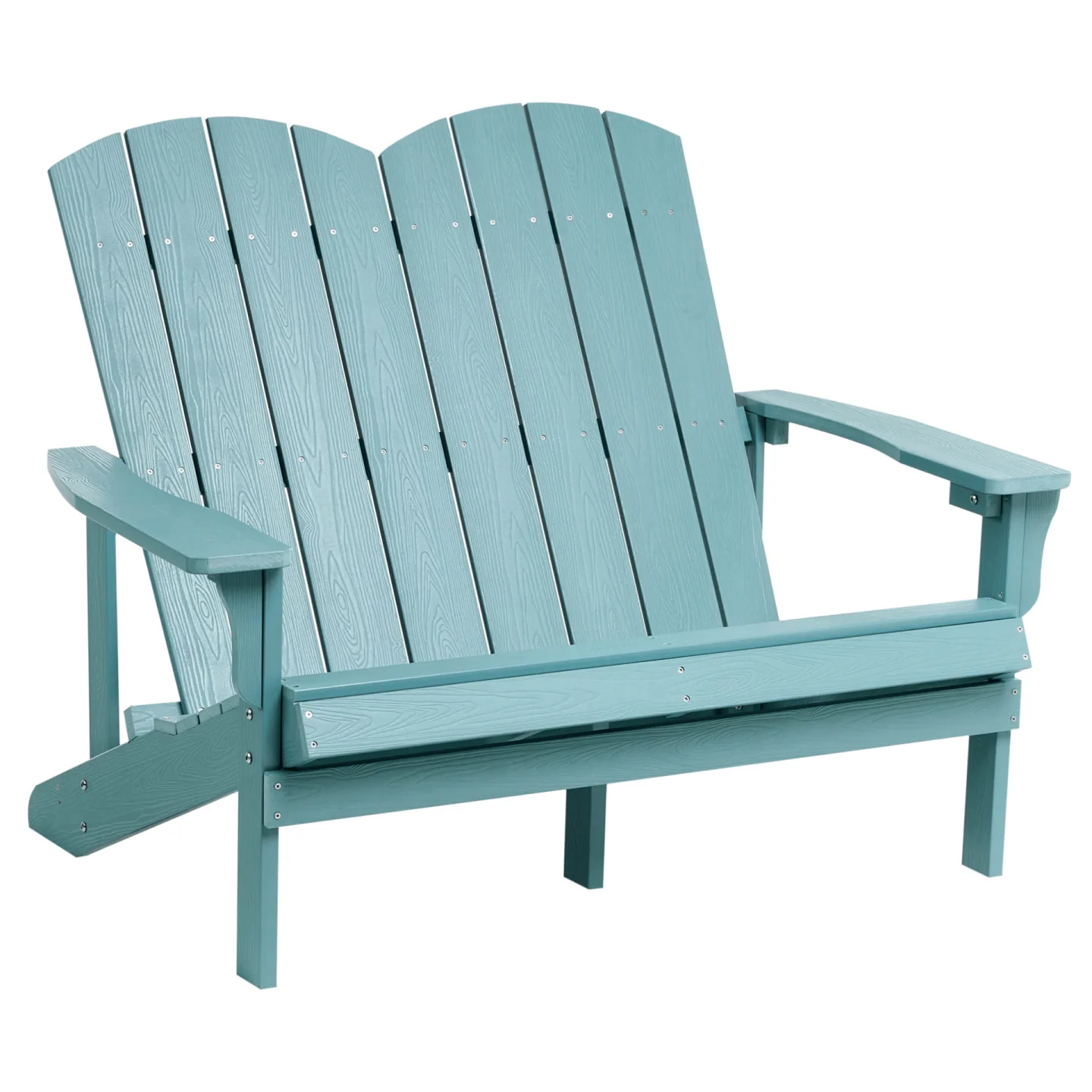 Trädgårdsbänk Adirondack 125 cm - Blå